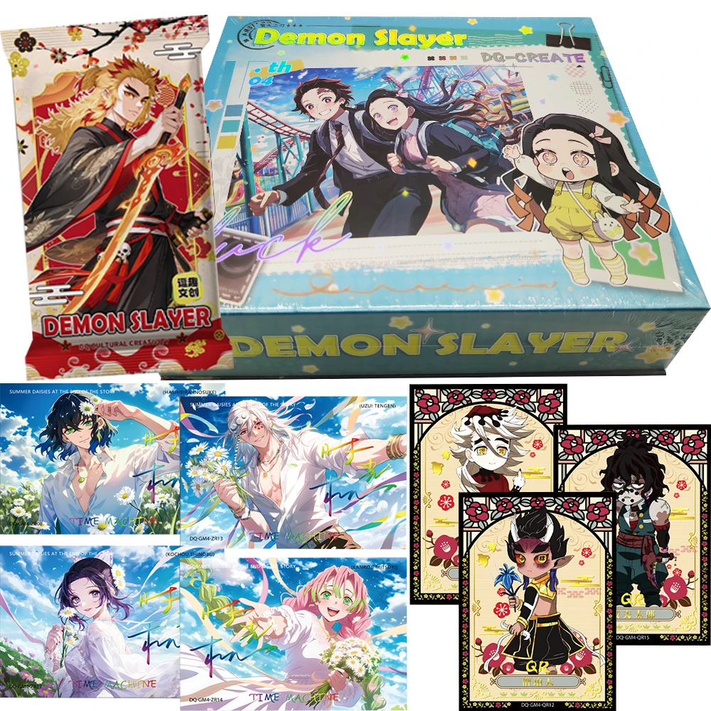 Demon Slayer Collection Cards Kamado Tanjirou Sweet Companionship Dessert Afternoon Tea Theme Anime Character Cards Table Toys
Demon Slayer Collection Cards Kamado Tanjirou Sweet Companionship Dessert Afternoon Tea Theme Anime Character Cards Table Toys