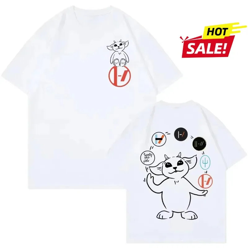 2025 New Twenty One Pilots T Shirts Fashion Rock Hip Hop Short Sleeve T-shirt Men Women Casual Cotton T-shirts
2025 New Twenty One Pilots T Shirts Fashion Rock Hip Hop Short Sleeve T-shirt Men Women Casual Cotton T-shirts