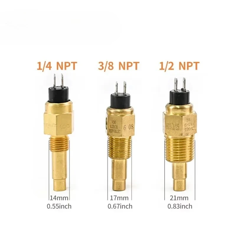 Water Temperature Sensor 1/2 or 3/8 NPT 0-10 Bar
Water Temperature Sensor 1/2 or 3/8 NPT 0-10 Bar