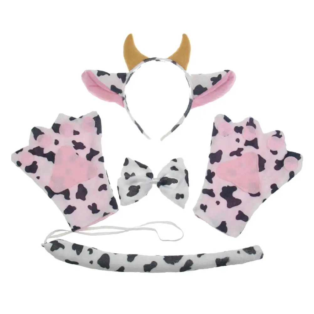 Cartoon Headwear Set Cow Horns Tail Gloves Animal Costume Cosplay Supplies Party Accessories Headb Gifts Halloween Props
Cartoon Headwear Set Cow Horns Tail Gloves Animal Costume Cosplay Supplies Party Accessories Headb Gifts Halloween Props