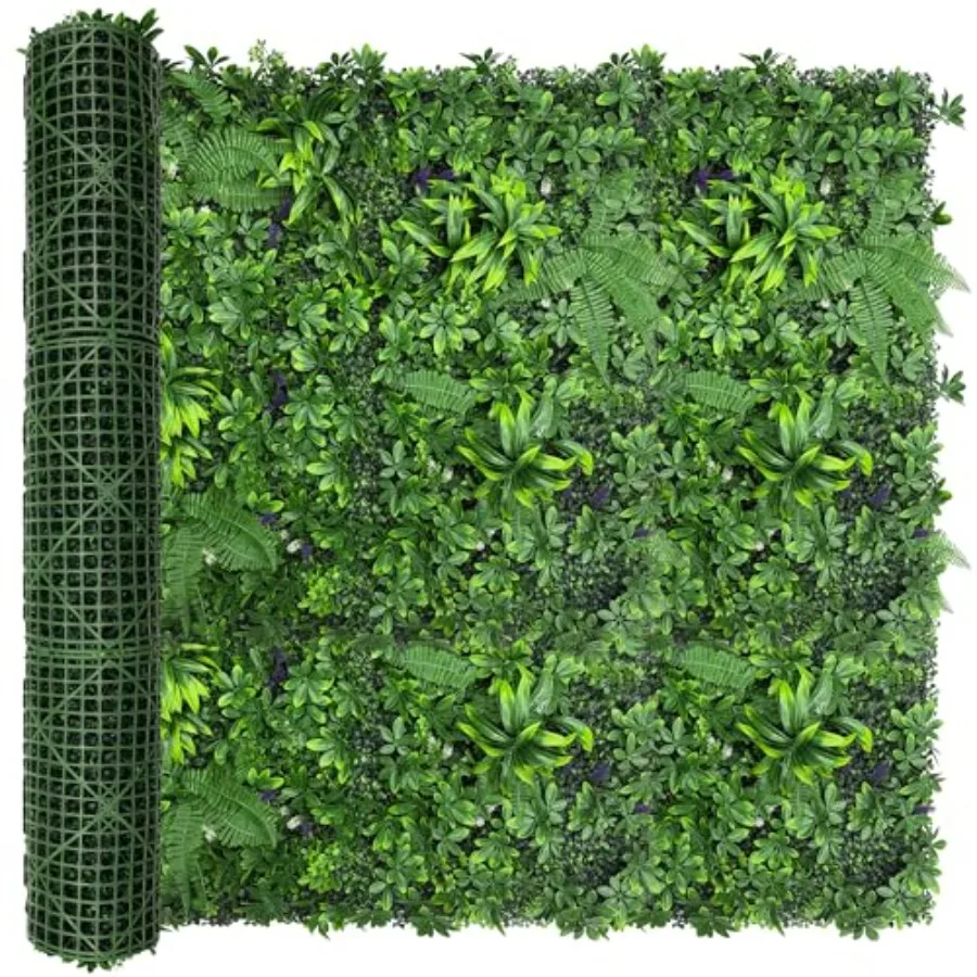 Искусственная рулонная стена из зеленой травы и кустарников 60x128 (53,5 кв. футов) с УФ-защитой, имитация плюща, для ограждений и заборов из сетки-рабицы
Искусственная рулонная стена из зеленой травы и кустарников 60x128 (53,5 кв. футов) с УФ-защитой, имитация плюща, для ограждений и заборов из сетки-рабицы