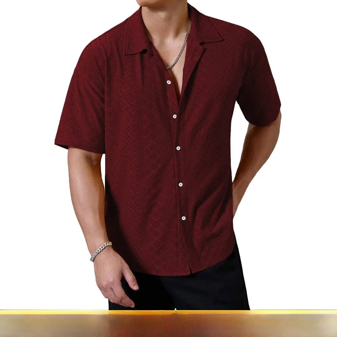 Loose Fit Men's Short Sleeve Shirt Summer Floral Print Turn-down Collar American Retro Color Large Size Casual Top
Loose Fit Men's Short Sleeve Shirt Summer Floral Print Turn-down Collar American Retro Color Large Size Casual Top