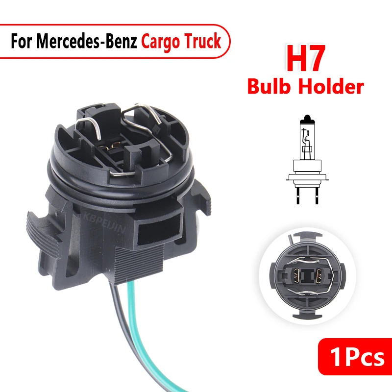 For Mercedes-Benz Cargo Truck Headlight H7 Bulb Holder Socket Connector Car Light Wiring Harness Accessories 1PC
For Mercedes-Benz Cargo Truck Headlight H7 Bulb Holder Socket Connector Car Light Wiring Harness Accessories 1PC