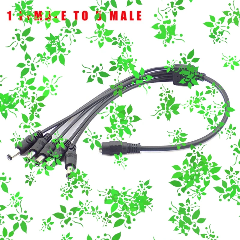 1/5/10pcs 1 Female to 5 Male Splitter Cable Plug 5.5*2.1mm DC Power Supply Adapter 12V Pigtail for CCTV Camera DVR NVR D6
1/5/10pcs 1 Female to 5 Male Splitter Cable Plug 5.5*2.1mm DC Power Supply Adapter 12V Pigtail for CCTV Camera DVR NVR D6