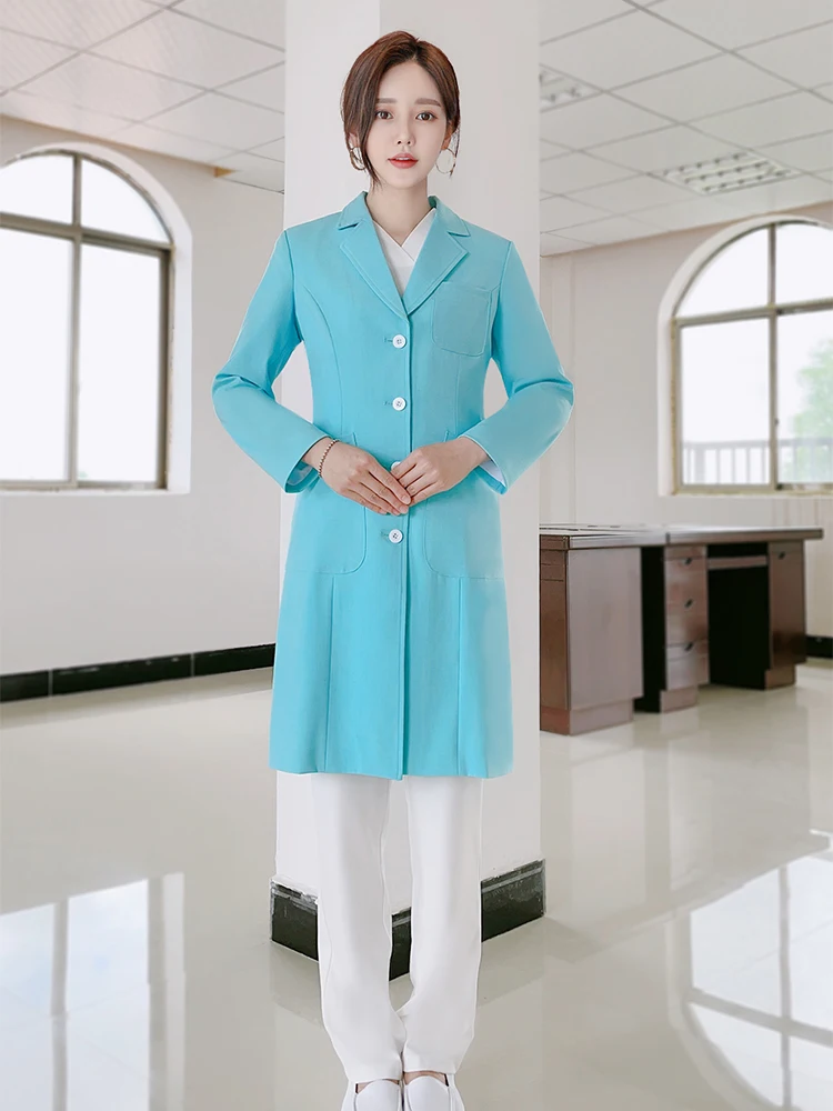 Korean Sle Operating Room Scrub Set Women's Dental Doctor Handwaing Clothes Blue White Lab Coat Separate Design
Korean Sle Operating Room Scrub Set Women's Dental Doctor Handwaing Clothes Blue White Lab Coat Separate Design