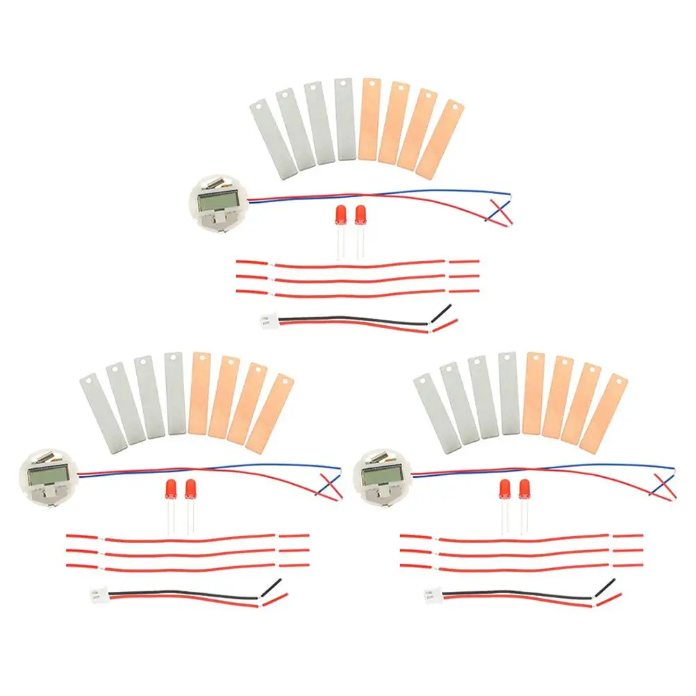 3 Sets Fruit Experiment Kit DIY Science Toys Metal Material Educational Electronics Kit
3 Sets Fruit Experiment Kit DIY Science Toys Metal Material Educational Electronics Kit