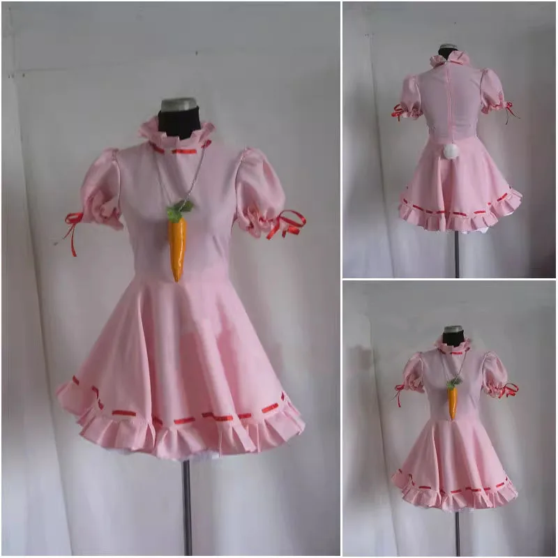 Anime Touhou Tewi Inaba dress Cosplay Costume Project Tailor Made WITH Necklace
Anime Touhou Tewi Inaba dress Cosplay Costume Project Tailor Made WITH Necklace
