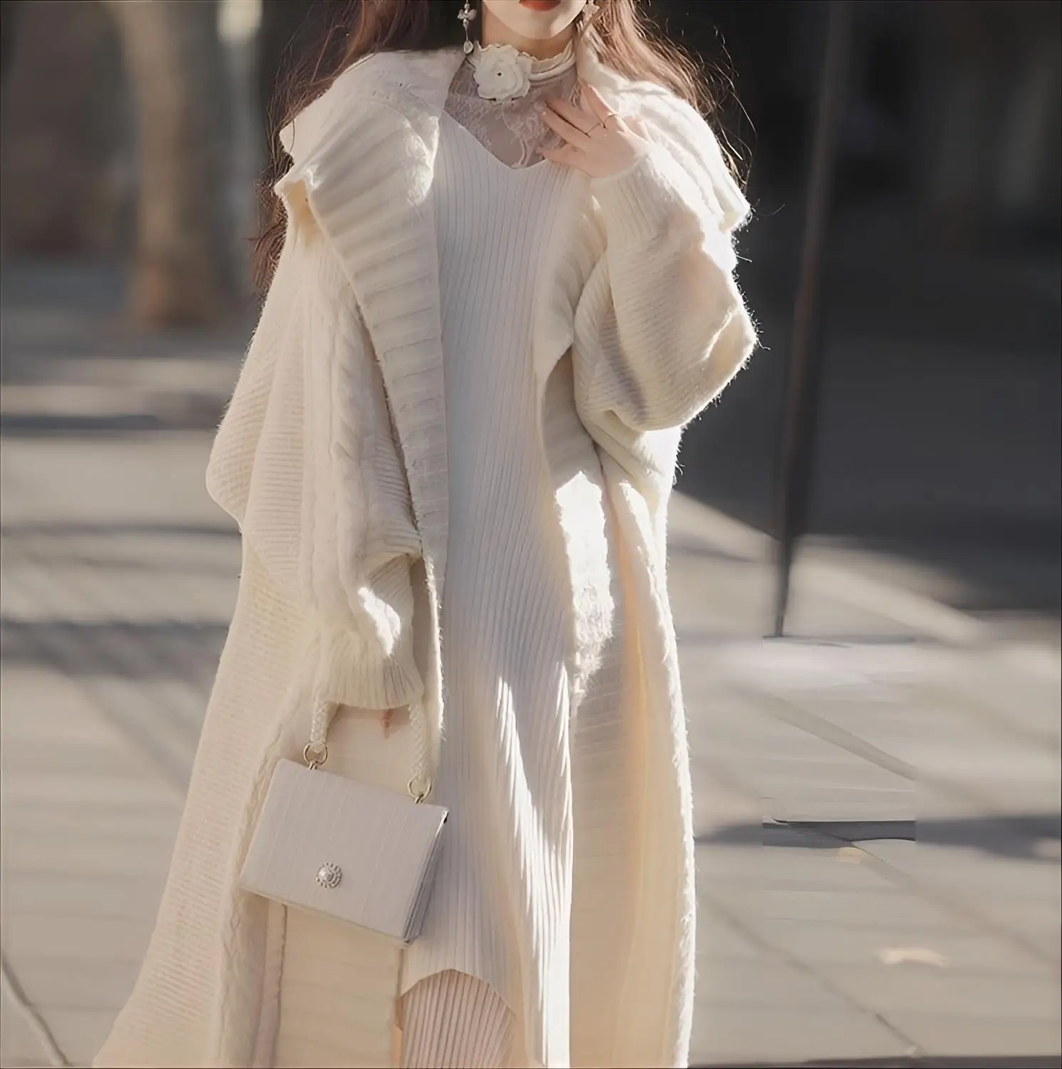 Женские удлиненные кардиганы на молнии больших размеров, осенние, спортивные, свободного кроя, с воротником-стойкой, нарядные, блестящие, вязаные, повседневные, в стиле Y2K
Женские удлиненные кардиганы на молнии больших размеров, осенние, спортивные, свободного кроя, с воротником-стойкой, нарядные, блестящие, вязаные, повседневные, в стиле Y2K