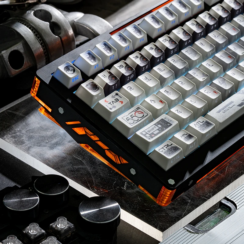 Monitor pbt keycap mechanical keyboard for wooting60he/step customization from ace68
Monitor pbt keycap mechanical keyboard for wooting60he/step customization from ace68