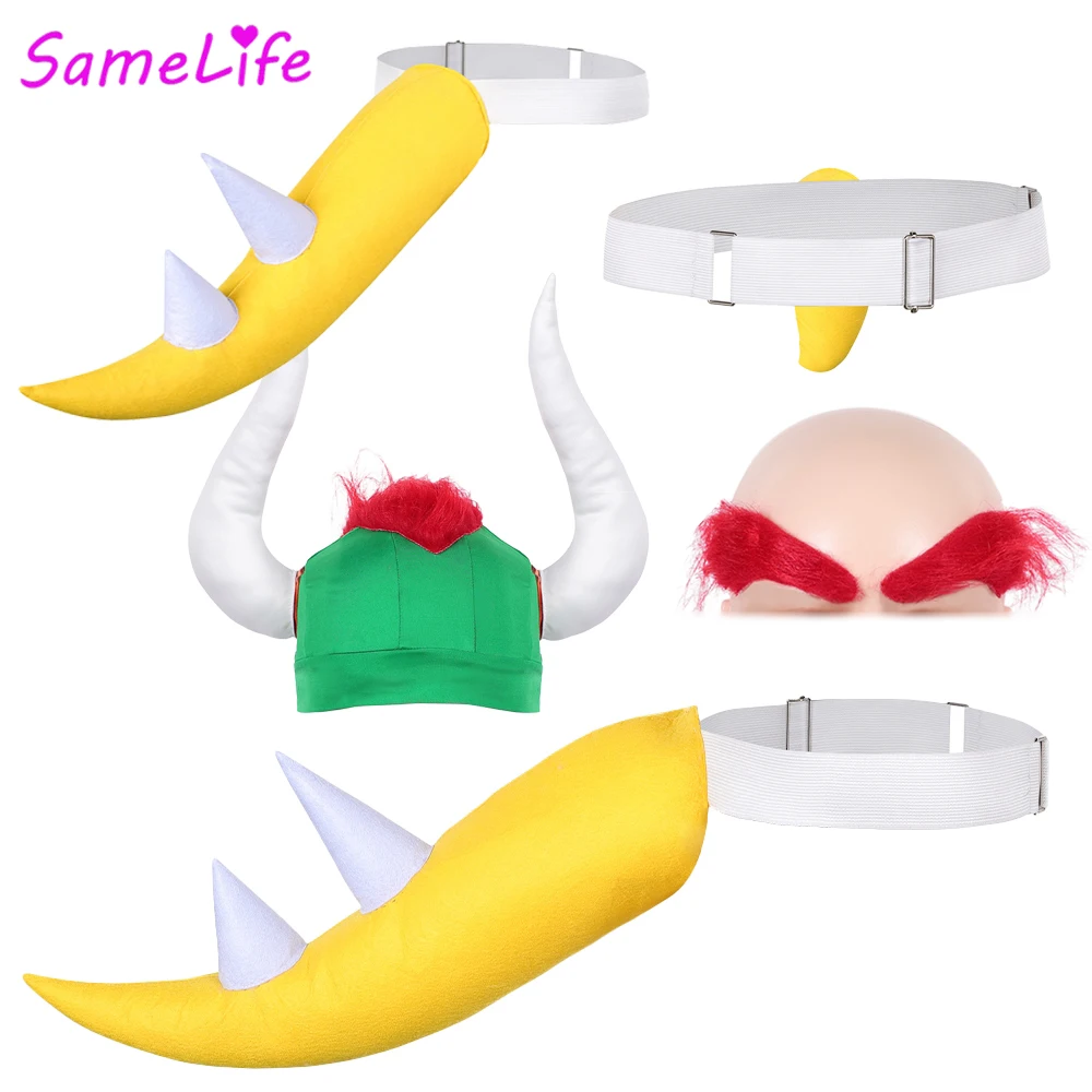 Turtle Bowser Koopa Tail Decor Cosplay Fantasy Waist Belt Anime Game Men Costume Disguise Accessories Halloween Adult Male Prop
Turtle Bowser Koopa Tail Decor Cosplay Fantasy Waist Belt Anime Game Men Costume Disguise Accessories Halloween Adult Male Prop