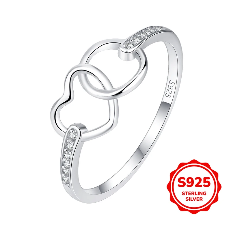 Fashionable and Versatile Genuine S925 Silver Heart-shaped Buckle Simple and Individual Women's Ring Ring
Fashionable and Versatile Genuine S925 Silver Heart-shaped Buckle Simple and Individual Women's Ring Ring