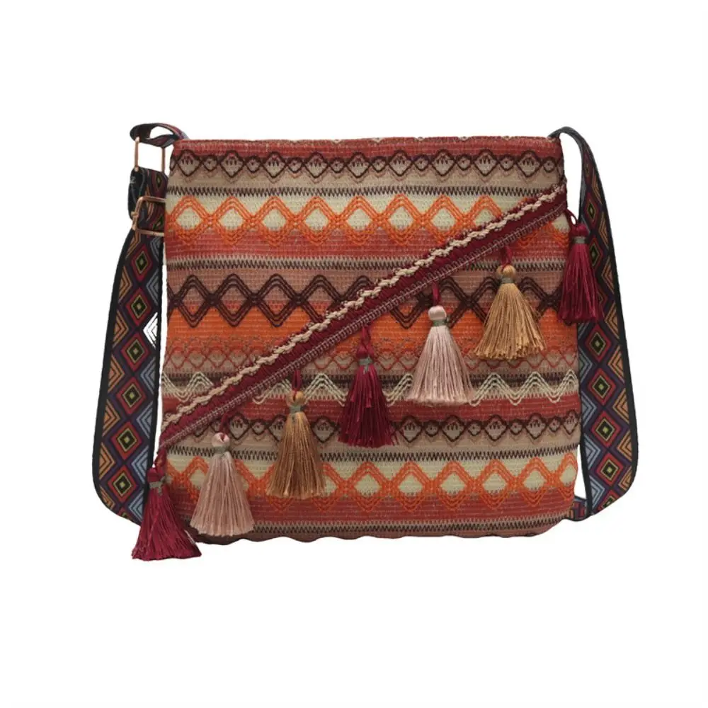 Tassel Ethnic Style Crossbody Bags Woven Large Capacity Fringe Shoulder Bag Handbag Geometric Bohemian Phone Bag Outdoor
Tassel Ethnic Style Crossbody Bags Woven Large Capacity Fringe Shoulder Bag Handbag Geometric Bohemian Phone Bag Outdoor
