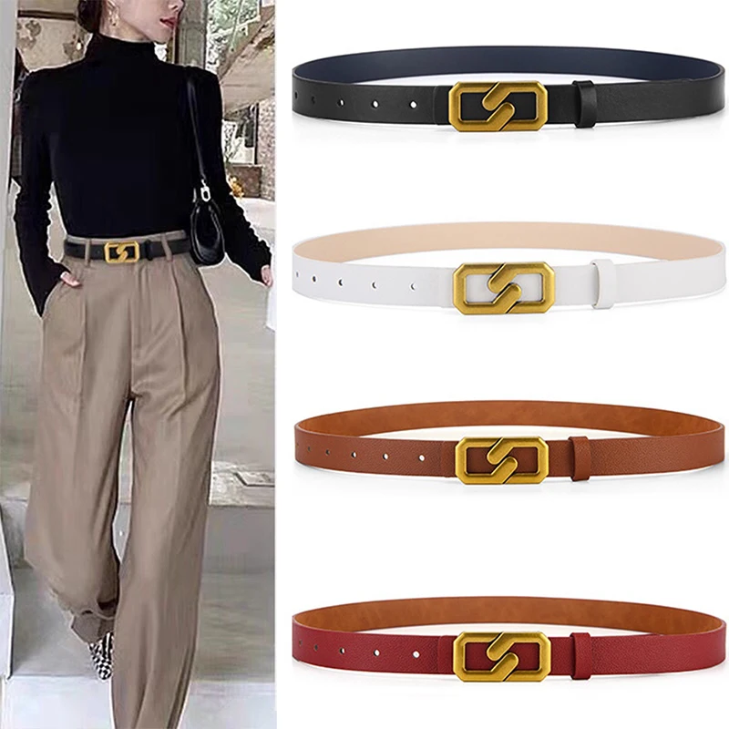 High Quality Women's Leather Belt Fashion Soft Leather Belt Korean Version Of A Hundred With Jeans Belt Casual Versatile Belt
High Quality Women's Leather Belt Fashion Soft Leather Belt Korean Version Of A Hundred With Jeans Belt Casual Versatile Belt