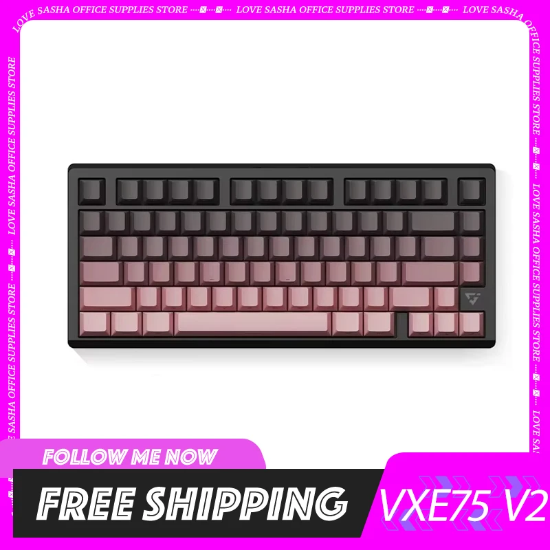 Механическая клавиатура Vgn Vxe75 V2, беспроводная трехрежимная Rgb клавиатура с горячей заменой, алюминиевые аксессуары для электронных спортивных игр, для офиса
Механическая клавиатура Vgn Vxe75 V2, беспроводная трехрежимная Rgb клавиатура с горячей заменой, алюминиевые аксессуары для электронных спортивных игр, для офиса