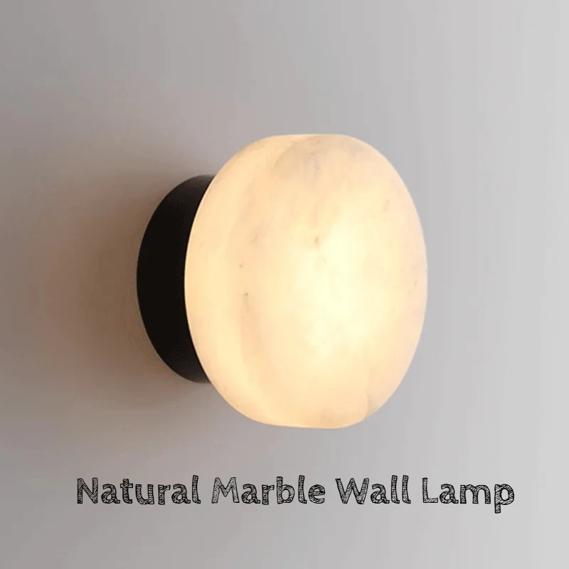Nordic Round Wall Lamp Natural Marble LED Light-Luxury High-End Lighting Fixture for Living Room Bedroom Corridor Indoor Decor
Nordic Round Wall Lamp Natural Marble LED Light-Luxury High-End Lighting Fixture for Living Room Bedroom Corridor Indoor Decor