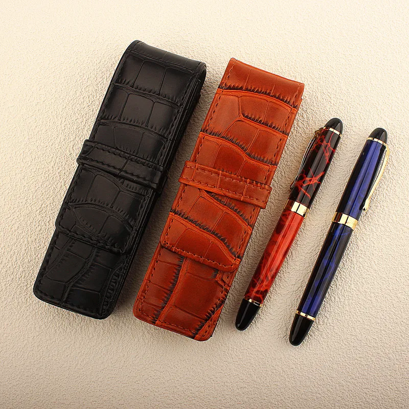 New Fountain Pen Bag PU Leather Pen Leather Case Unisex Stationery Bag
New Fountain Pen Bag PU Leather Pen Leather Case Unisex Stationery Bag