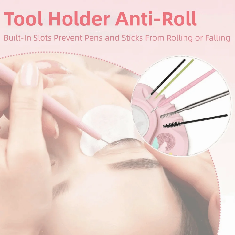 Reusable Makeup Mat Palette Portable Durable Silicone Makeup Mat Non-Stick Elliptical Shape Nail Art Gel Pad Art Beginner
Reusable Makeup Mat Palette Portable Durable Silicone Makeup Mat Non-Stick Elliptical Shape Nail Art Gel Pad Art Beginner