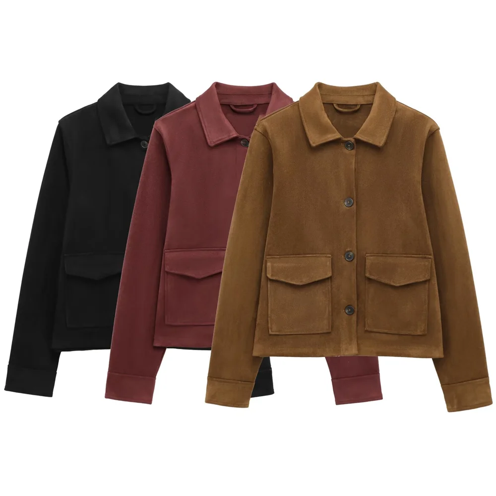 Taop&Za 2025 Spring Double Pocket Design Lapel Single-Breasted Solid Color Loose Casual All-match Jacket Women's Clothing
Taop&Za 2025 Spring Double Pocket Design Lapel Single-Breasted Solid Color Loose Casual All-match Jacket Women's Clothing