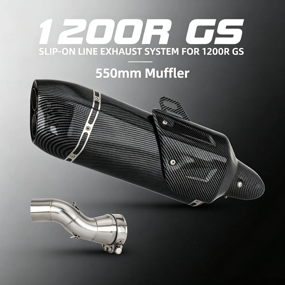 Motorcycle Exhaust Tail Tube Kit Middle Pipe 51MM Double Hole Escape Muffler For BMW R1200R/RS/GS/ADV R1250R/RS/GS/ADV 2013-2023
Motorcycle Exhaust Tail Tube Kit Middle Pipe 51MM Double Hole Escape Muffler For BMW R1200R/RS/GS/ADV R1250R/RS/GS/ADV 2013-2023