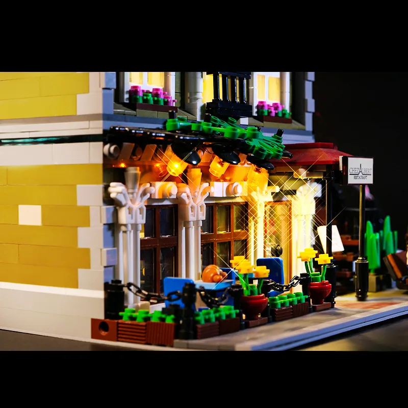 Комплект светодиодных фонарей для LEGO 10243, идеи ламп Парижского ресторана, подарок «сделай сам» (не включает строительные блоки, наборы кирпичей, наборы моделей)
Комплект светодиодных фонарей для LEGO 10243, идеи ламп Парижского ресторана, подарок «сделай сам» (не включает строительные блоки, наборы кирпичей, наборы моделей)