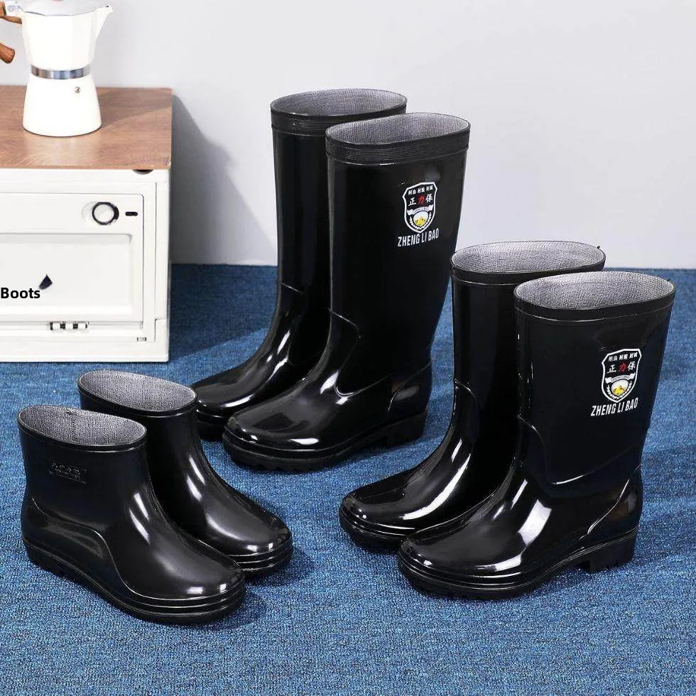 Men's High-Tube Rain Boots Thickened Waterproof Non-Slip Velvet Cover Anti-Acid And Alkaline Labor Protection Water Shoes
Men's High-Tube Rain Boots Thickened Waterproof Non-Slip Velvet Cover Anti-Acid And Alkaline Labor Protection Water Shoes