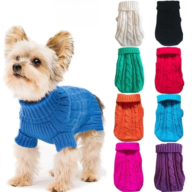 Dog Winter Clothes Knitted Pet Clothes For Small Medium Dogs Chihuahua Puppy Pet Sweater Yorkshire Pure Dog Sweater Ropa Perro
Dog Winter Clothes Knitted Pet Clothes For Small Medium Dogs Chihuahua Puppy Pet Sweater Yorkshire Pure Dog Sweater Ropa Perro