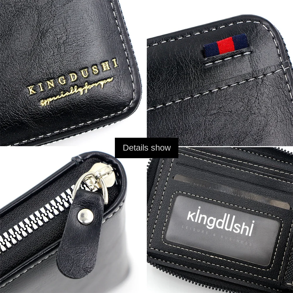 Retro Multifunctional Men's Short Wallet Pu Leather Zipper Male Coin Purse Lightweight Card Pocket Business Card Holder Man
Retro Multifunctional Men's Short Wallet Pu Leather Zipper Male Coin Purse Lightweight Card Pocket Business Card Holder Man