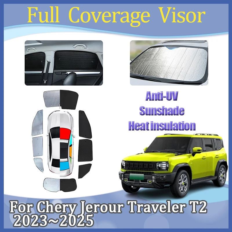For Chery Jetour Traveller T2 Accessories 2023 2024 2025 Window Shade Sun Visors Sunshade Protect Privacy Anti-UV Accessories
For Chery Jetour Traveller T2 Accessories 2023 2024 2025 Window Shade Sun Visors Sunshade Protect Privacy Anti-UV Accessories