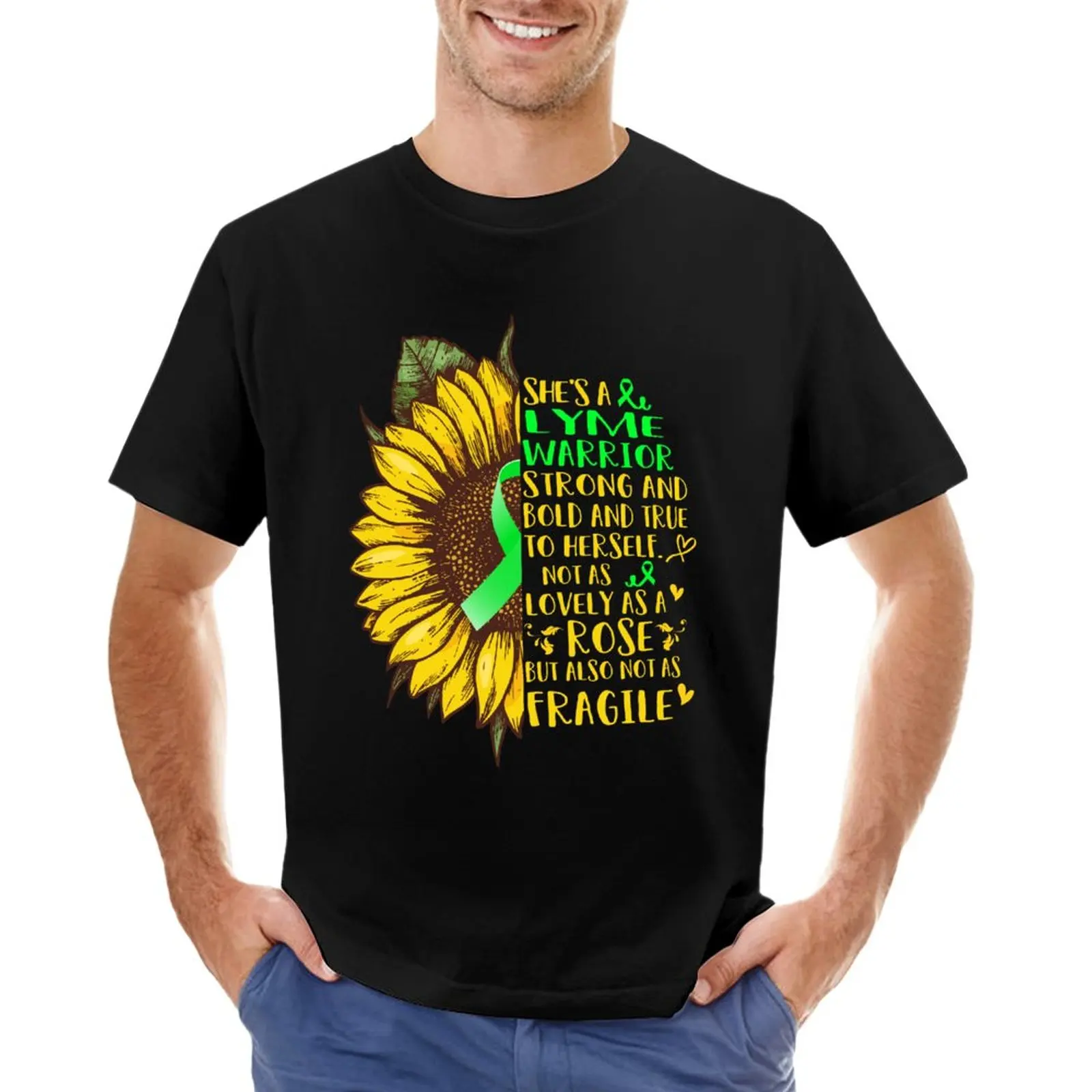 She is a Lyme Warrior Strong and Bold and True to Herself not as Lovely as a ROSE but also not as FRAGILE T-Shirt
She is a Lyme Warrior Strong and Bold and True to Herself not as Lovely as a ROSE but also not as FRAGILE T-Shirt