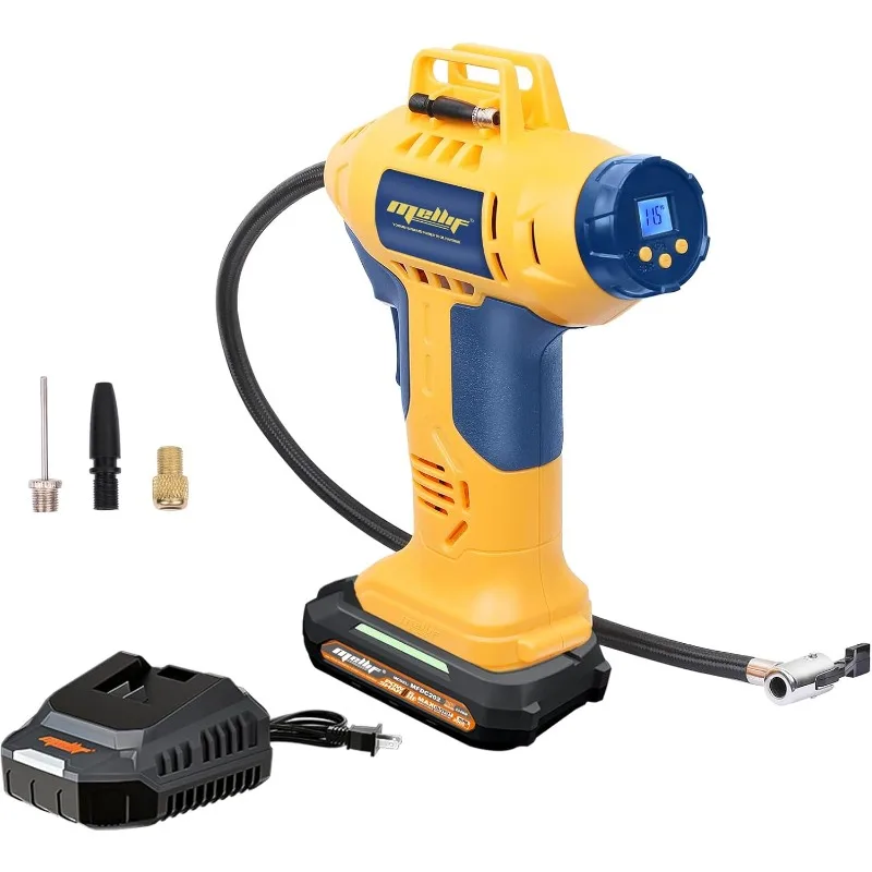 Air Compressor Compatible with Dewalt 20V MAX Battery, 160PSI Portable Handheld Air Pump w/ (1) 20V 2.0ah
Air Compressor Compatible with Dewalt 20V MAX Battery, 160PSI Portable Handheld Air Pump w/ (1) 20V 2.0ah