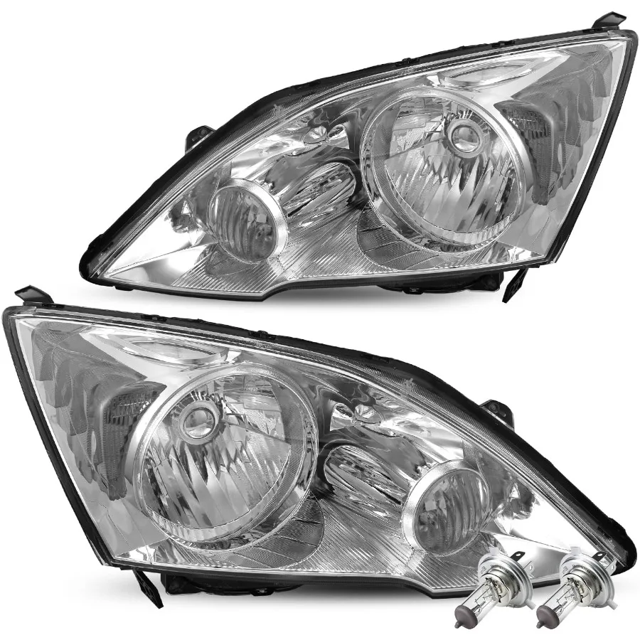 Замена фары в сборе для Honda CRV 20072011 со стороны водителя и пассажира с хромированным корпусом и прозрачным отражателем в комплекте
Замена фары в сборе для Honda CRV 20072011 со стороны водителя и пассажира с хромированным корпусом и прозрачным отражателем в комплекте