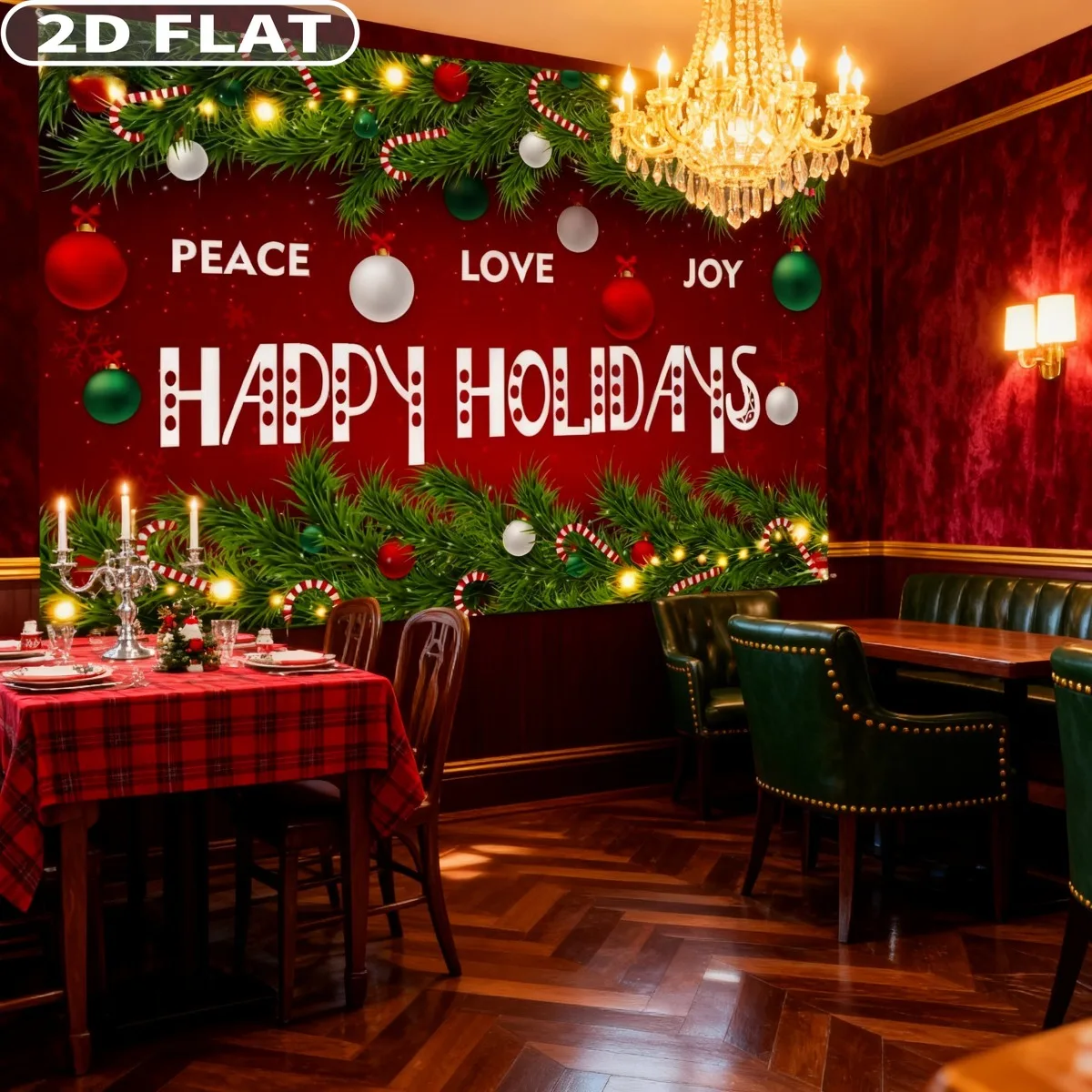 1pc Happy Holidays Celebrate Studio Props Backdrop Banner 4x6 FT Peace Love Happy Holiday Wall Hanging Decor Red Glittering Xmas
1pc Happy Holidays Celebrate Studio Props Backdrop Banner 4x6 FT Peace Love Happy Holiday Wall Hanging Decor Red Glittering Xmas