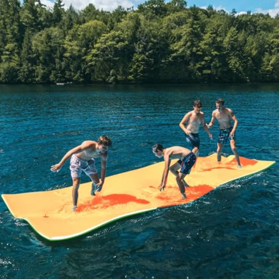 3 Layers XPE Foam Floating Mat 7/9/12/18 Ft Tear-Resistant Lily Pad Water Matt for Lake Ocean Beach River in Blue
3 Layers XPE Foam Floating Mat 7/9/12/18 Ft Tear-Resistant Lily Pad Water Matt for Lake Ocean Beach River in Blue