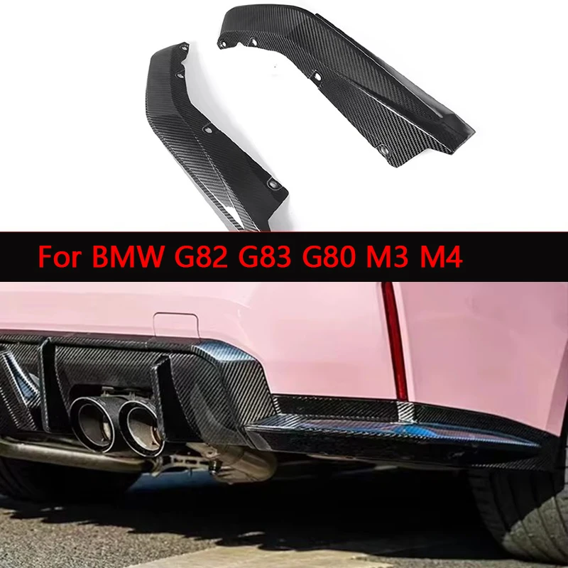 For BMW M3 M4 G82 G83 G80 Carbon Fiber Corner Car Rear Bumper Splitter Car Styling Front Splitter Corner Trim body kit
For BMW M3 M4 G82 G83 G80 Carbon Fiber Corner Car Rear Bumper Splitter Car Styling Front Splitter Corner Trim body kit