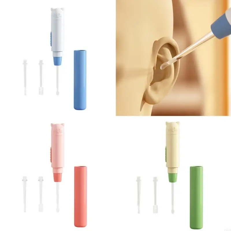 Earwax Removal Tool Ear Cleaning Ear Pick Baby Ear Cleaner Earpick with LED Light and Replacement Head Earwax Remover A2UB
Earwax Removal Tool Ear Cleaning Ear Pick Baby Ear Cleaner Earpick with LED Light and Replacement Head Earwax Remover A2UB