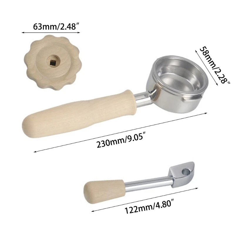 Solid Bottomless Filter Holder Portafilter For 330 Espresso Coffee Machine Handle Universally Modification
Solid Bottomless Filter Holder Portafilter For 330 Espresso Coffee Machine Handle Universally Modification