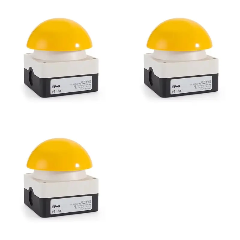 BAAG-3X Foot/Hand Switch IP65 EFAK Mushroom Head Emergency Stop Push Button Switch Self-Locking Self-Resetting Anti-Sho B
BAAG-3X Foot/Hand Switch IP65 EFAK Mushroom Head Emergency Stop Push Button Switch Self-Locking Self-Resetting Anti-Sho B
