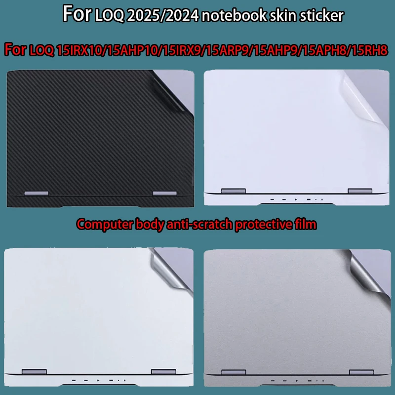 For LOQ 15IRX10/15AHP10 body film 15IRX9/15ARP9/15AHP9 notebook skin sticker 15APH8/15RH8 computer vinyl protective film 16APH8
For LOQ 15IRX10/15AHP10 body film 15IRX9/15ARP9/15AHP9 notebook skin sticker 15APH8/15RH8 computer vinyl protective film 16APH8