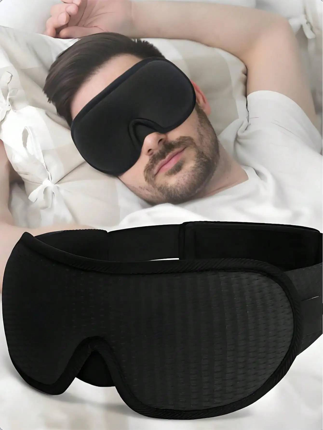 Sleep Mask For Men Women: Blackout Eye Masks For Sleep - 3D Breathable Soft Comfortable Eye Mask For Travel - Adjustable Light Blocking Night Masks For Sleeping,School,Back To School,Travel,Travel Essentials,Home Essentials,Eye Mask,Sleep Mask
Sleep Mask For Men Women: Blackout Eye Masks For Sleep - 3D Breathable Soft Comfortable Eye Mask For Travel - Adjustable Light Blocking Night Masks For Sleeping,School,Back To School,Travel,Travel Essentials,Home Essentials,Eye Mask,Sleep Mask