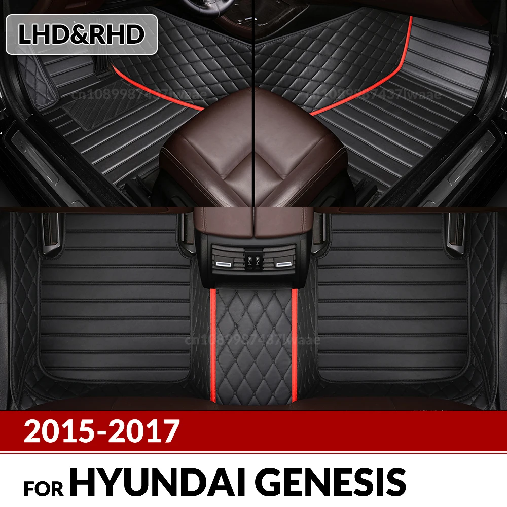 Car Floor Mats For Hyundai Genesis 2015 2016 2017 Custom Auto Foot Pads Automobile Carpet Cover Interior Accessories
Car Floor Mats For Hyundai Genesis 2015 2016 2017 Custom Auto Foot Pads Automobile Carpet Cover Interior Accessories