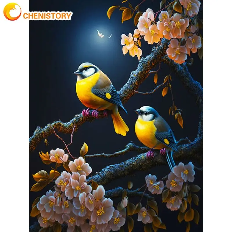 CHENISTORY Oil Painting By Numbers For Adults Markers By Numbers Birds On Tree Wall Art For Handiwork Coloring By Numbers Gift
CHENISTORY Oil Painting By Numbers For Adults Markers By Numbers Birds On Tree Wall Art For Handiwork Coloring By Numbers Gift