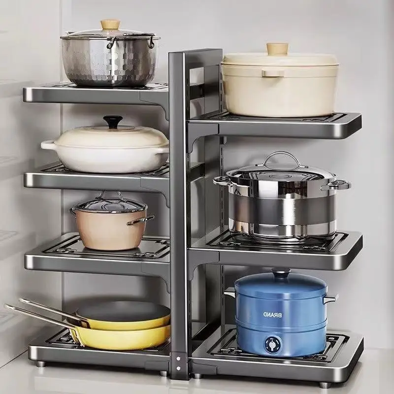 Kitchen Multi-Functional Storage Rack Pot Holder Cabinet Layered Sink Stove Multi-Level Pot Holder Countertop Storage Shelf
Kitchen Multi-Functional Storage Rack Pot Holder Cabinet Layered Sink Stove Multi-Level Pot Holder Countertop Storage Shelf