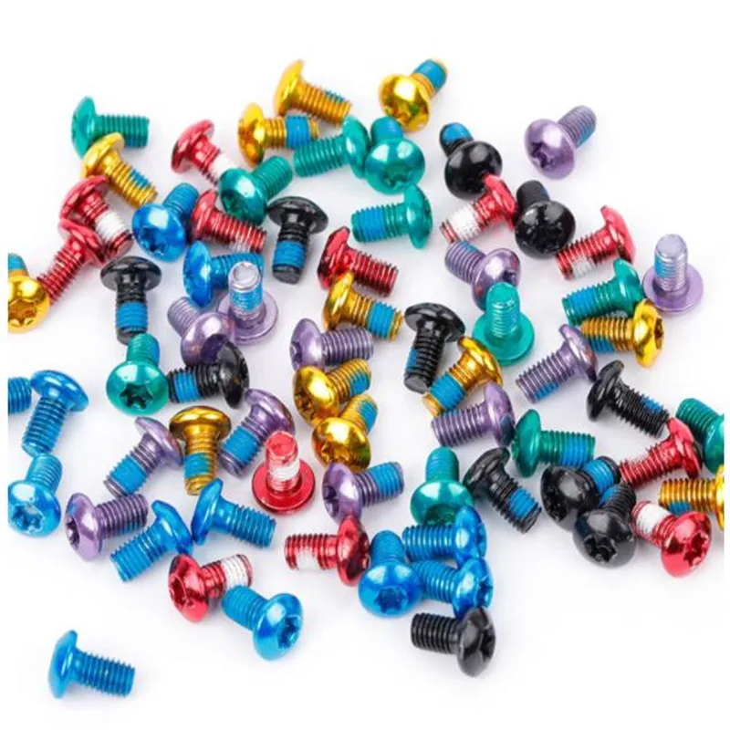 12pcs Bicycle Disc Brake Rotor Torx Bolts T25 M5x9mm Stainless Steel Road Bike Fixing Screws Colorful Cycling Accessory MTB Part
12pcs Bicycle Disc Brake Rotor Torx Bolts T25 M5x9mm Stainless Steel Road Bike Fixing Screws Colorful Cycling Accessory MTB Part
