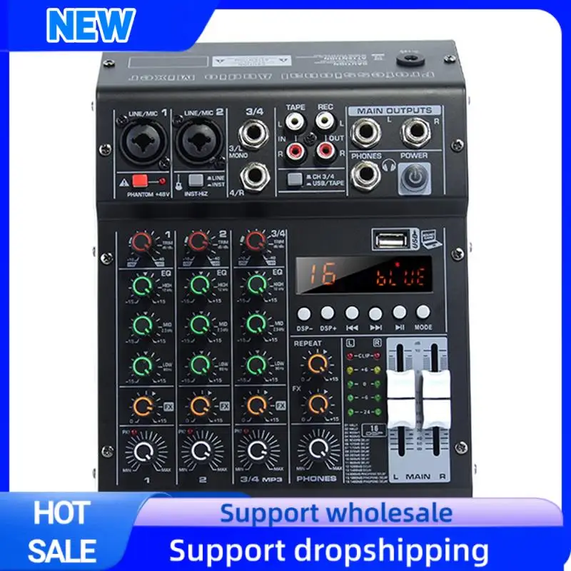 Optimal HM-4M 4 Channel Studio Audio Mixer Sound Mixing Console For PC Recording DJ Stage Family KTV Campus Speech Meeting
Optimal HM-4M 4 Channel Studio Audio Mixer Sound Mixing Console For PC Recording DJ Stage Family KTV Campus Speech Meeting