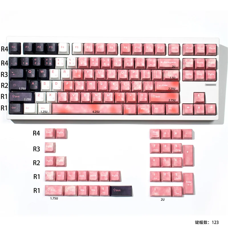 Snow Girl/Zashiki Warashi Keycap Cherry Profile 132/123 Key Five Side Dye Sublimation для механической клавиатуры GH60/GK61/68/75/87
Snow Girl/Zashiki Warashi Keycap Cherry Profile 132/123 Key Five Side Dye Sublimation для механической клавиатуры GH60/GK61/68/75/87