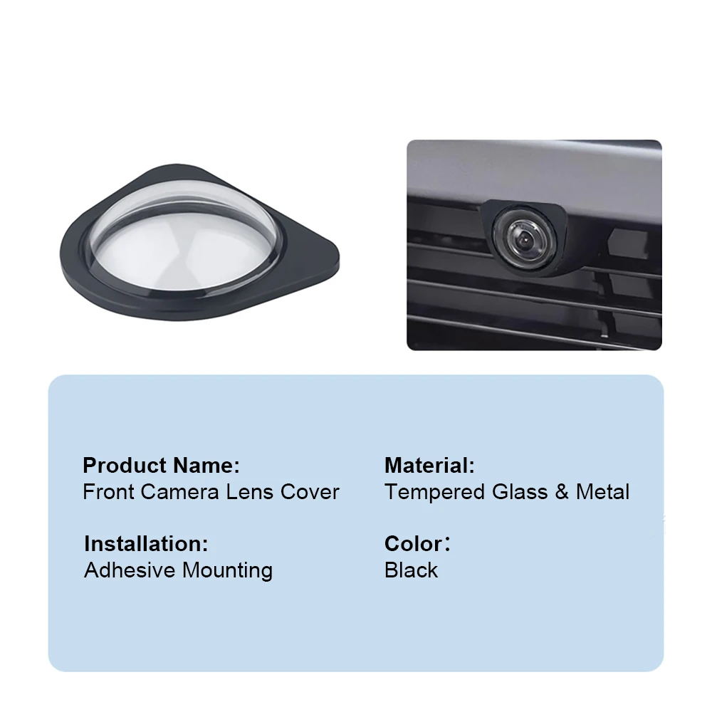 Sentry Mode Protection Front Camera Shield 9H Tempered Glass for Tesla Model 3 Highland 2026 Model Y 2025 HW4 Rainproof Cover
Sentry Mode Protection Front Camera Shield 9H Tempered Glass for Tesla Model 3 Highland 2026 Model Y 2025 HW4 Rainproof Cover