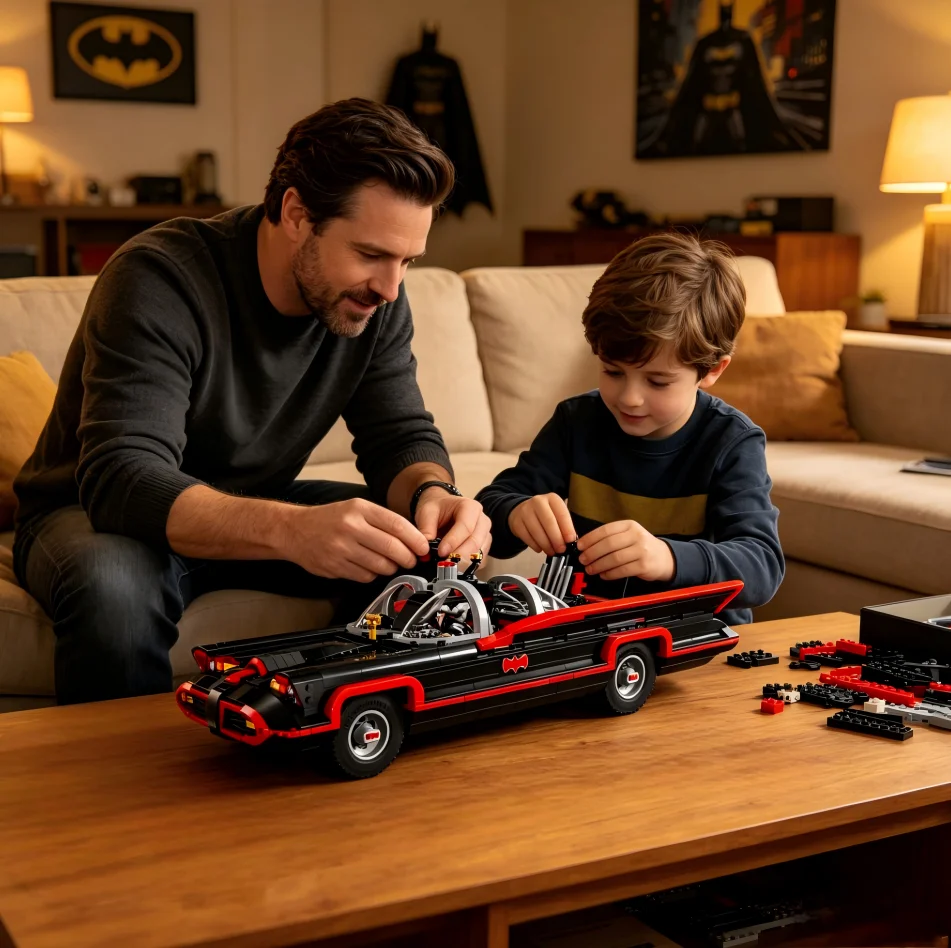Конструктор Disney 482 детали, модель 76328, «Машина Героя-Летучей Мыши», для детей, праздничный подарок, декор для дома
Конструктор Disney 482 детали, модель 76328, «Машина Героя-Летучей Мыши», для детей, праздничный подарок, декор для дома