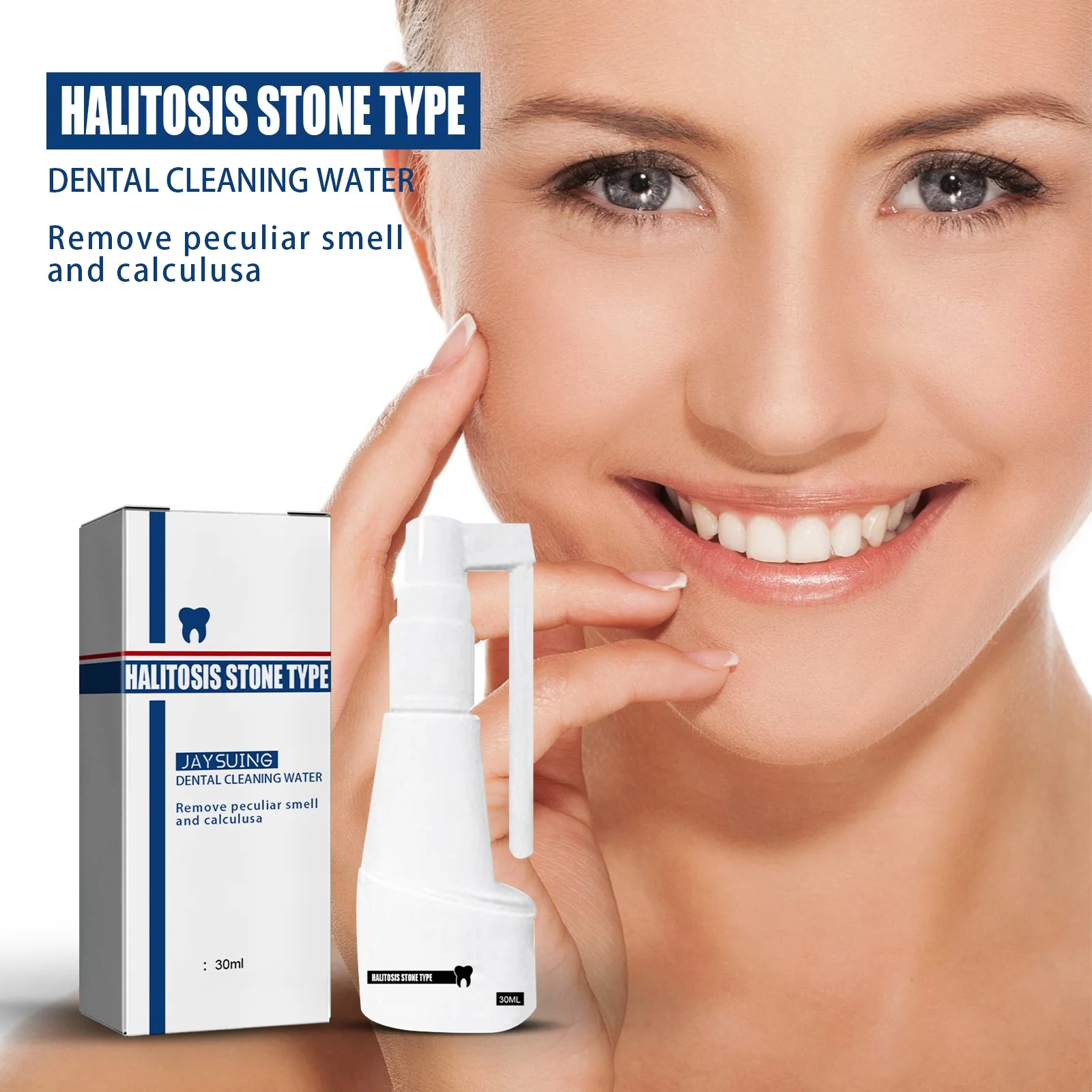 Dental Calculus Remover, Removes Dental Calculus, Whitens Teeth, Eliminates Bad Breath Spray
Dental Calculus Remover, Removes Dental Calculus, Whitens Teeth, Eliminates Bad Breath Spray