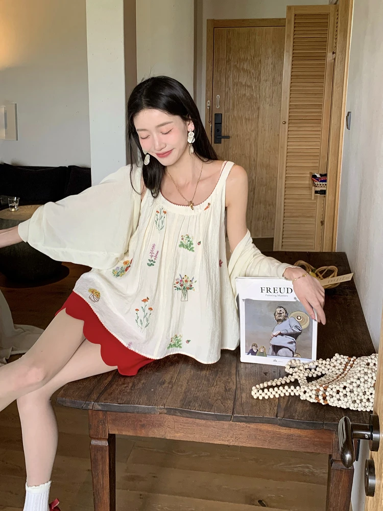 Women's Loose Breathable Open Cardigan Summer Top UV Protection Versatile Knitted irt Cool Sensation Spring 2025
Women's Loose Breathable Open Cardigan Summer Top UV Protection Versatile Knitted irt Cool Sensation Spring 2025