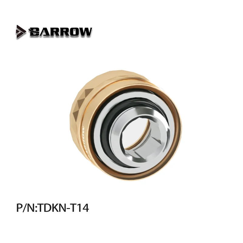 Ручная компрессия Barrow OD14 мм, фитинг для жесткой трубки/жесткая трубка, соединитель водяного охлаждения, резьба G1/4 дюйма для акрила TEPG TDKN-T14 
Ручная компрессия Barrow OD14 мм, фитинг для жесткой трубки/жесткая трубка, соединитель водяного охлаждения, резьба G1/4 дюйма для акрила TEPG TDKN-T14